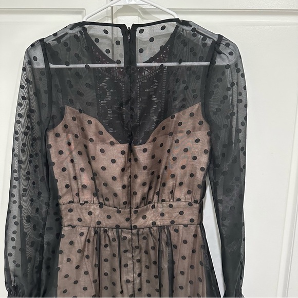 TEMPERLEY LONDON Prix Black Lace Mini Dress in black size 4 - Picture 10 of 11